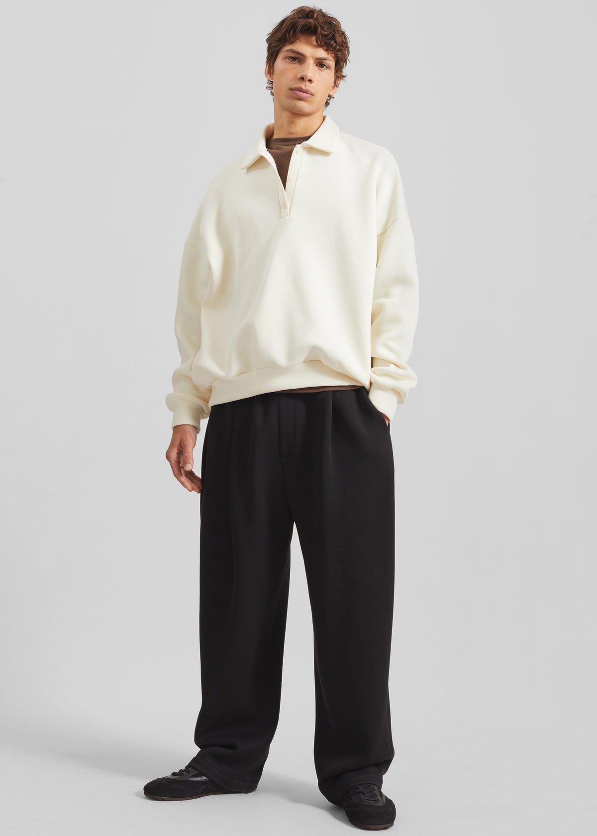 Lenham Polo Sweatshirt - Ivory β view 3 of 8