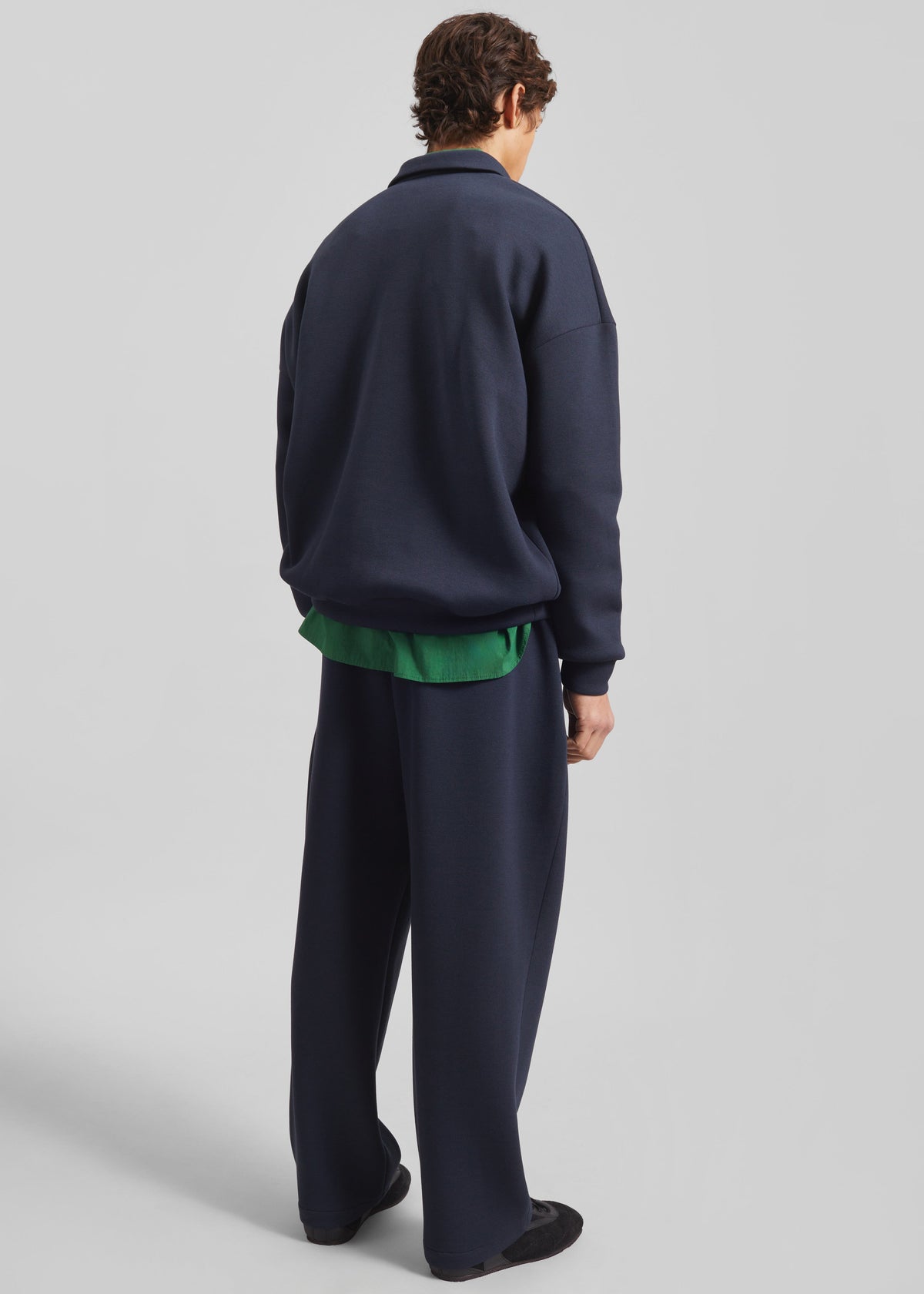 Lenham Polo Sweatshirt - Navy β view 8 of 9