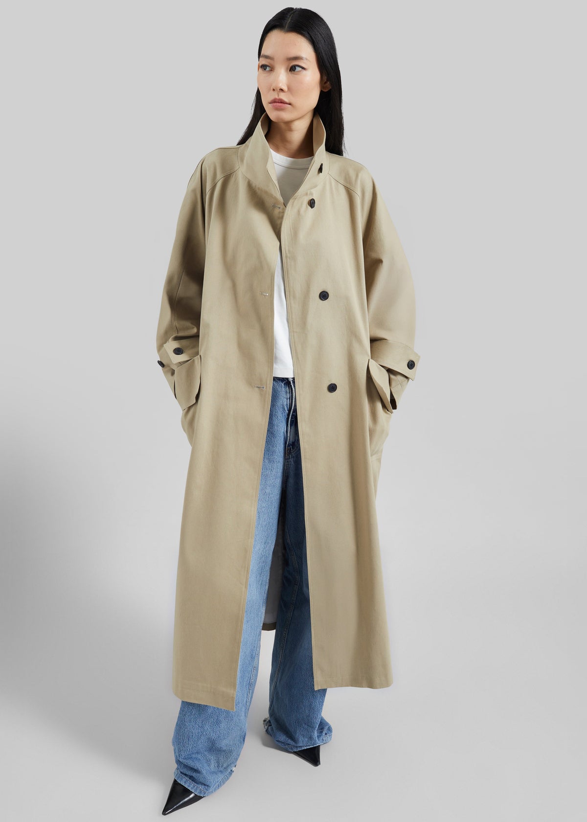 Lenoir Trench Coat - Beige β view 4 of 9