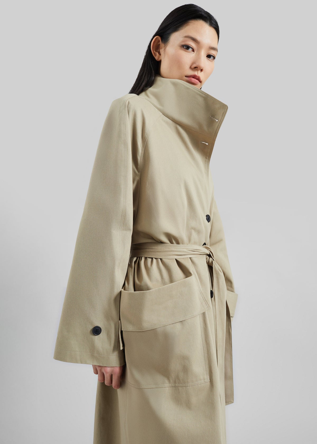 Lenoir Trench Coat - Beige β view 2 of 9