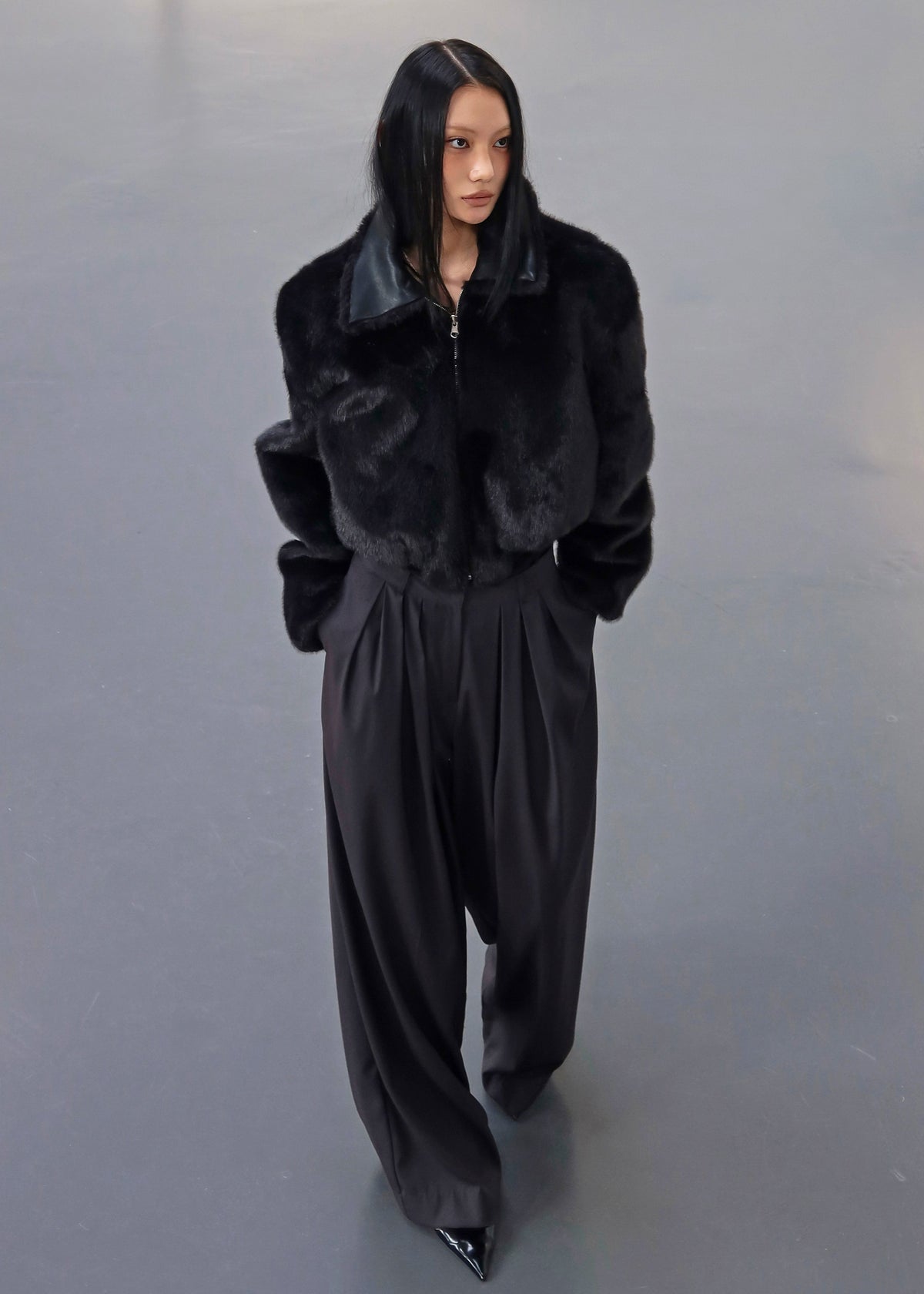 Leoben Reversible Bomber Jacket - Black β view 3 of 14