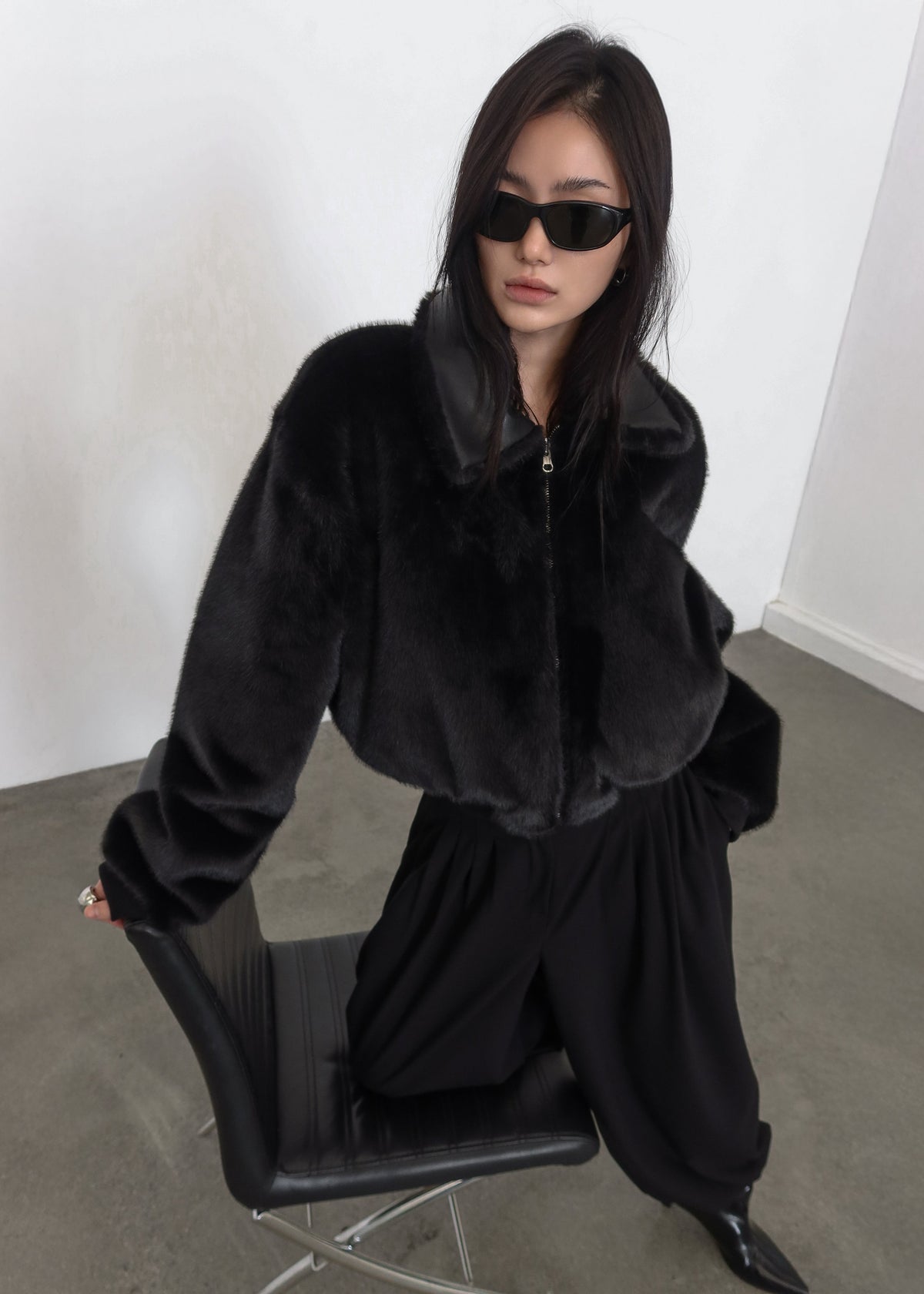 Leoben Reversible Bomber Jacket - Black β view 4 of 14