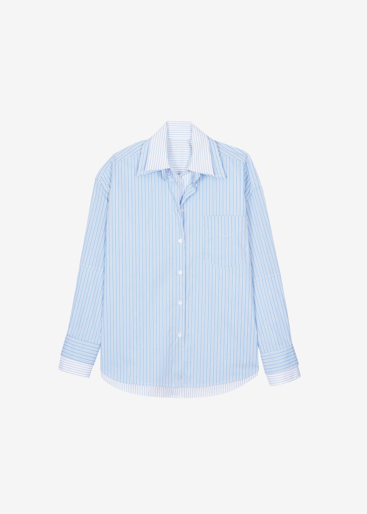 Lienz Double Shirt - Blue/White Stripe β view 7 of 7