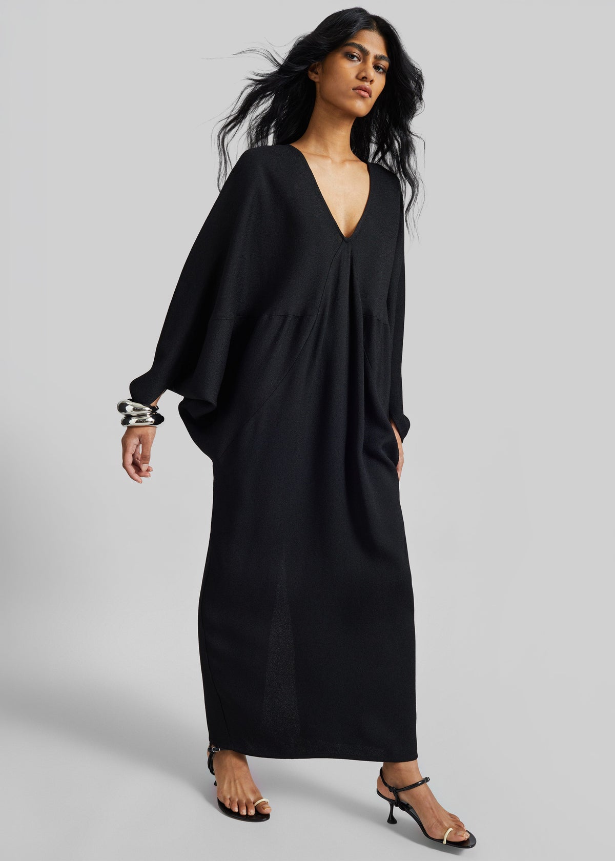 Lilia Kaftan Dress - Black β view 3 of 8