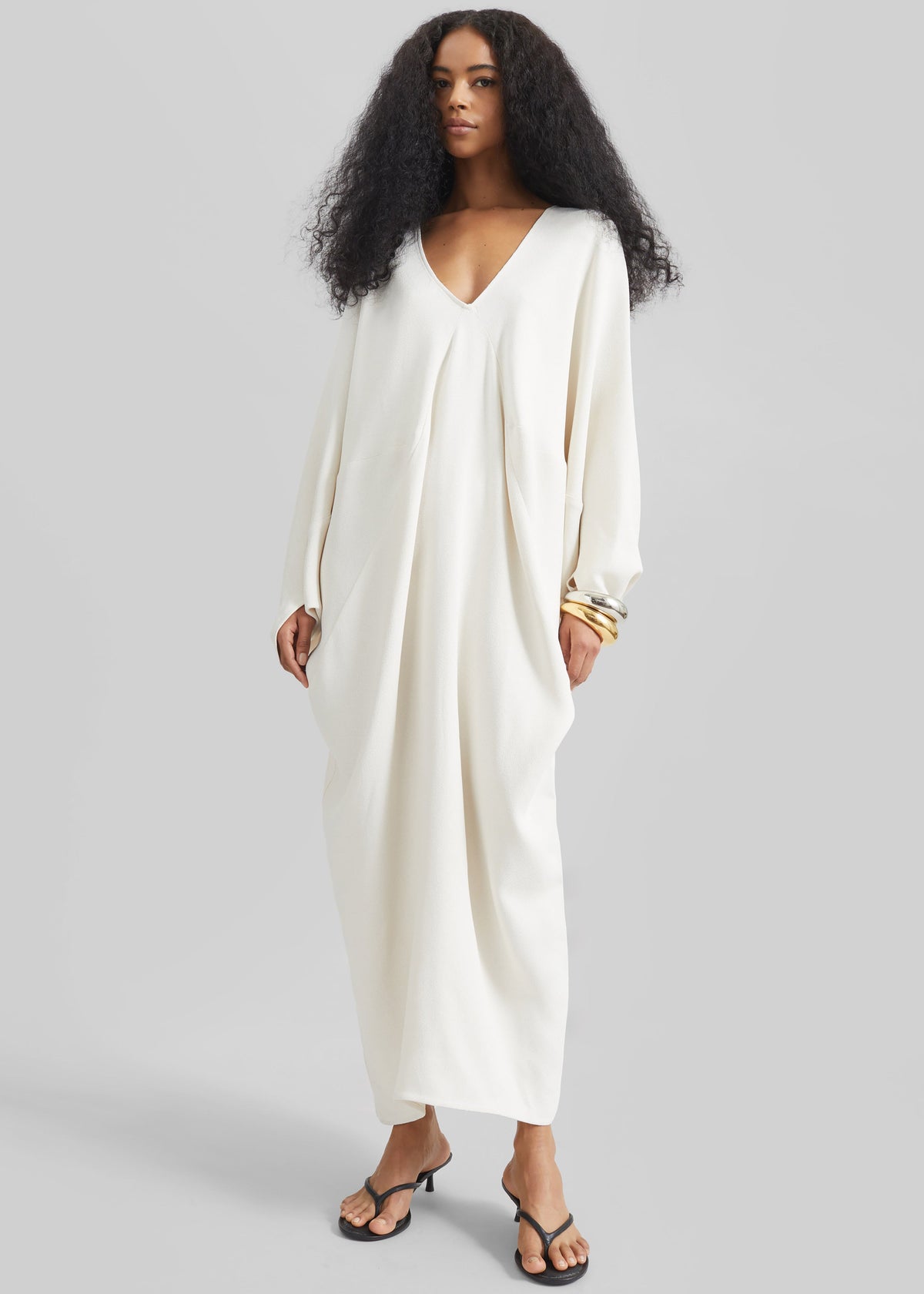 Lilia Kaftan Dress - Ivory β view 6 of 7
