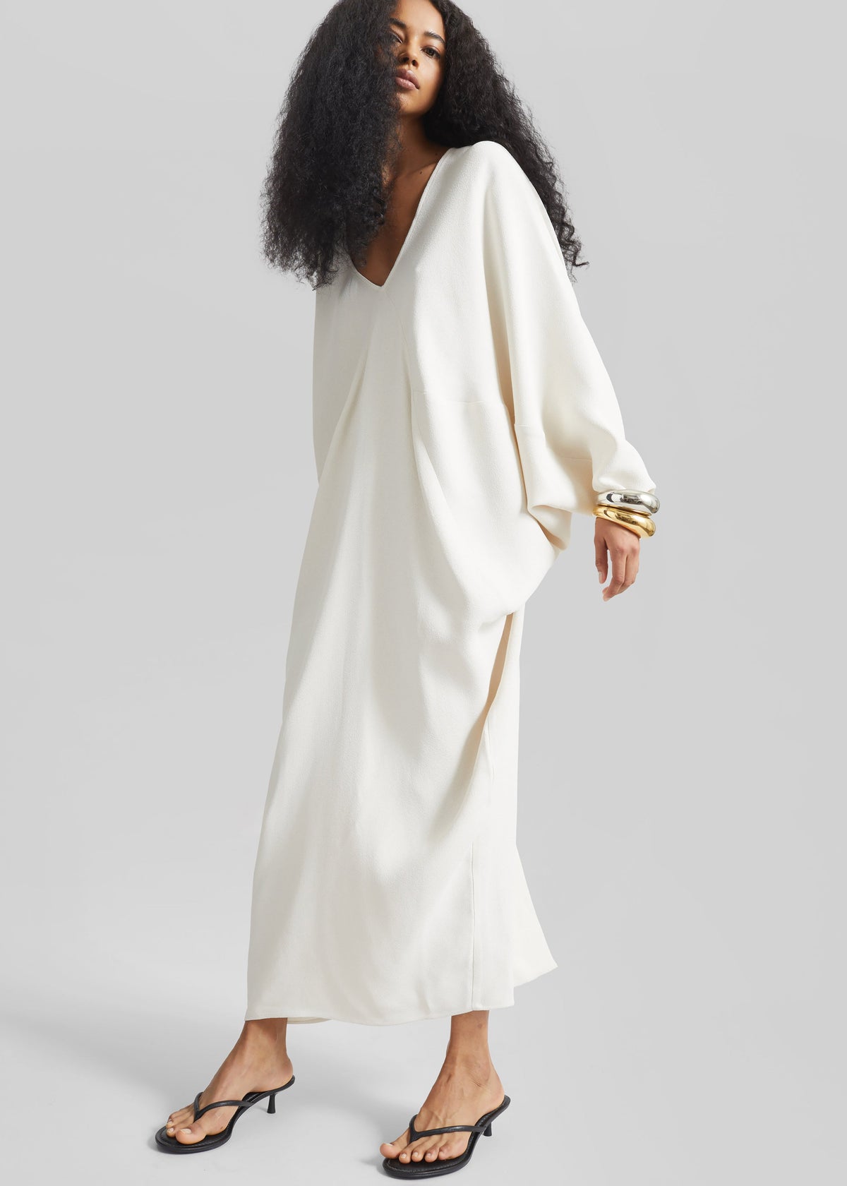 Lilia Kaftan Dress - Ivory β view 1 of 7