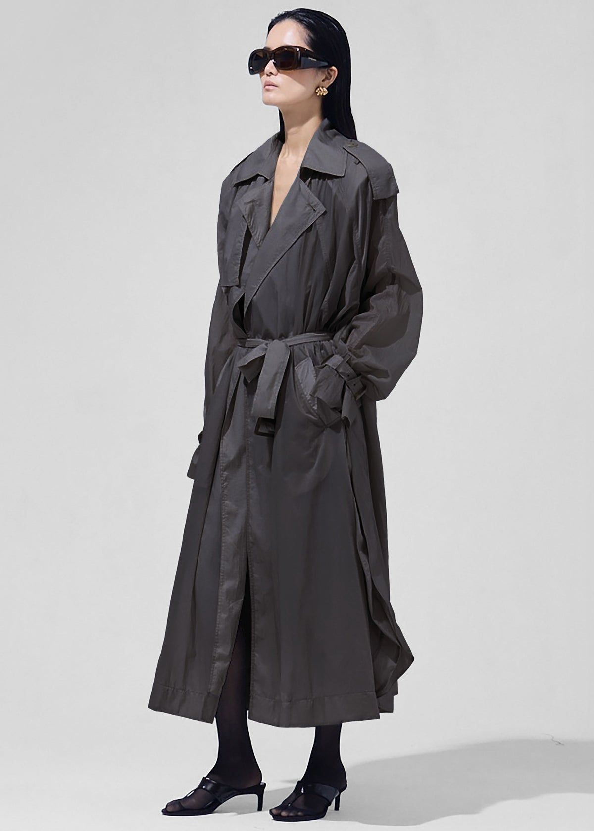 Linas Technical Light Trench - Storm Grey β view 5 of 7