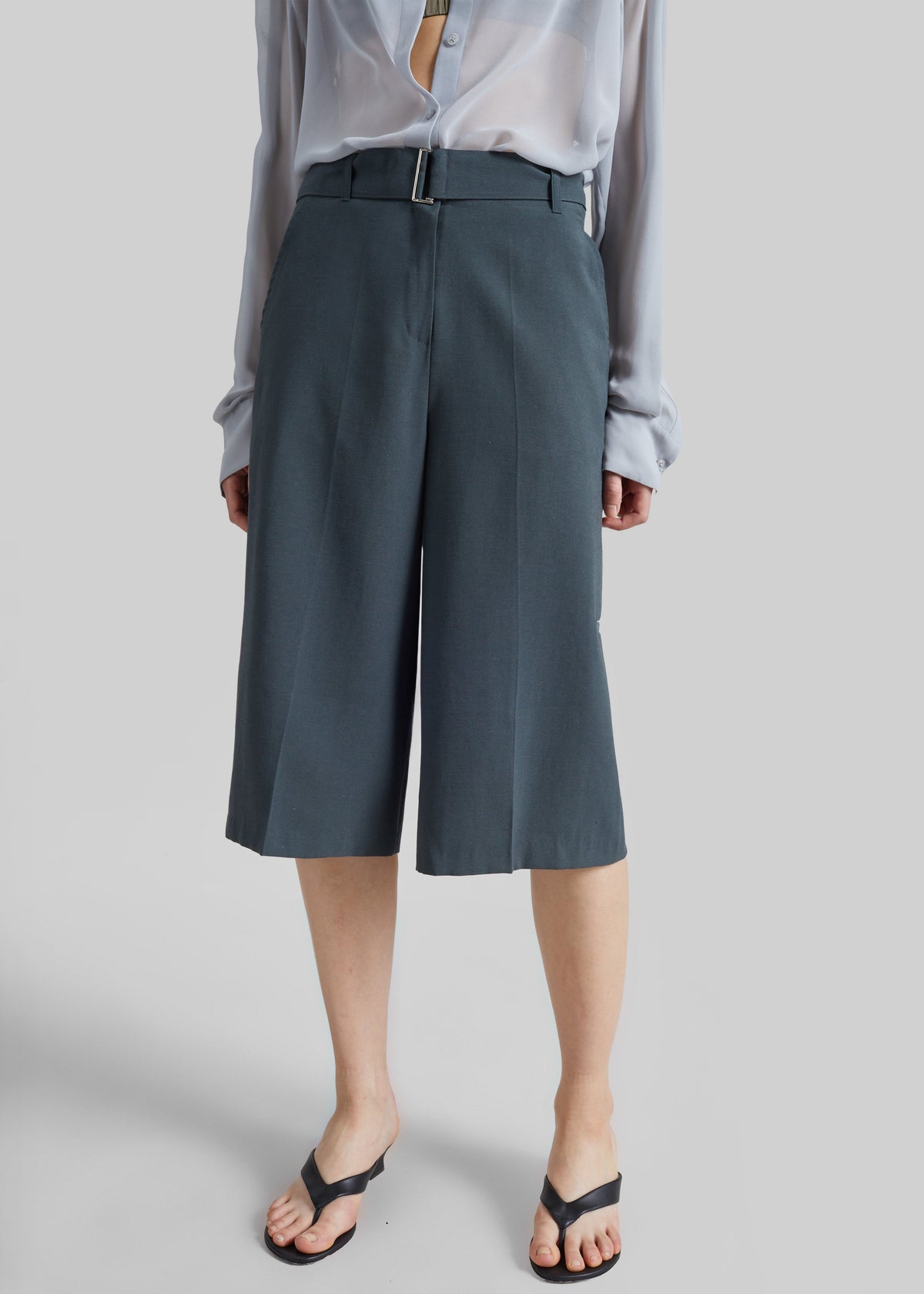Lioni Tailored Bermuda Shorts - Deep Teal β view 2 of 10