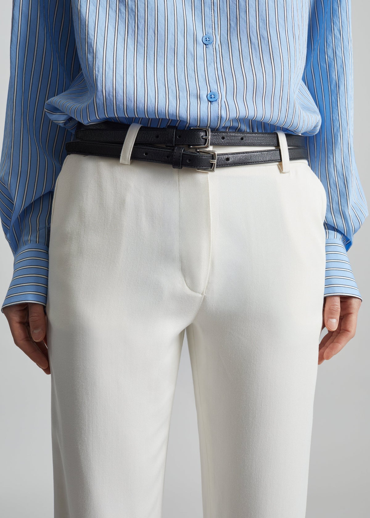 Lior Fluid Capri Pants - Ivory β view 3 of 8