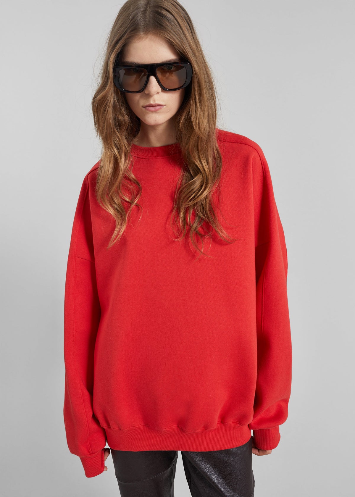 Lonay Balloon Sleeve Sweatshirt - Red β view 2 of 7