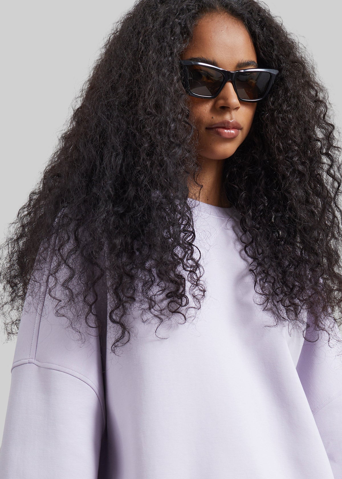 Lorcy Oversized Sweatshirt - Lavender β view 3 of 8