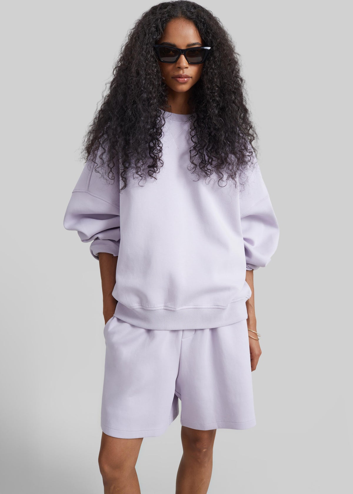 Lorcy Oversized Sweatshirt - Lavender β view 4 of 8