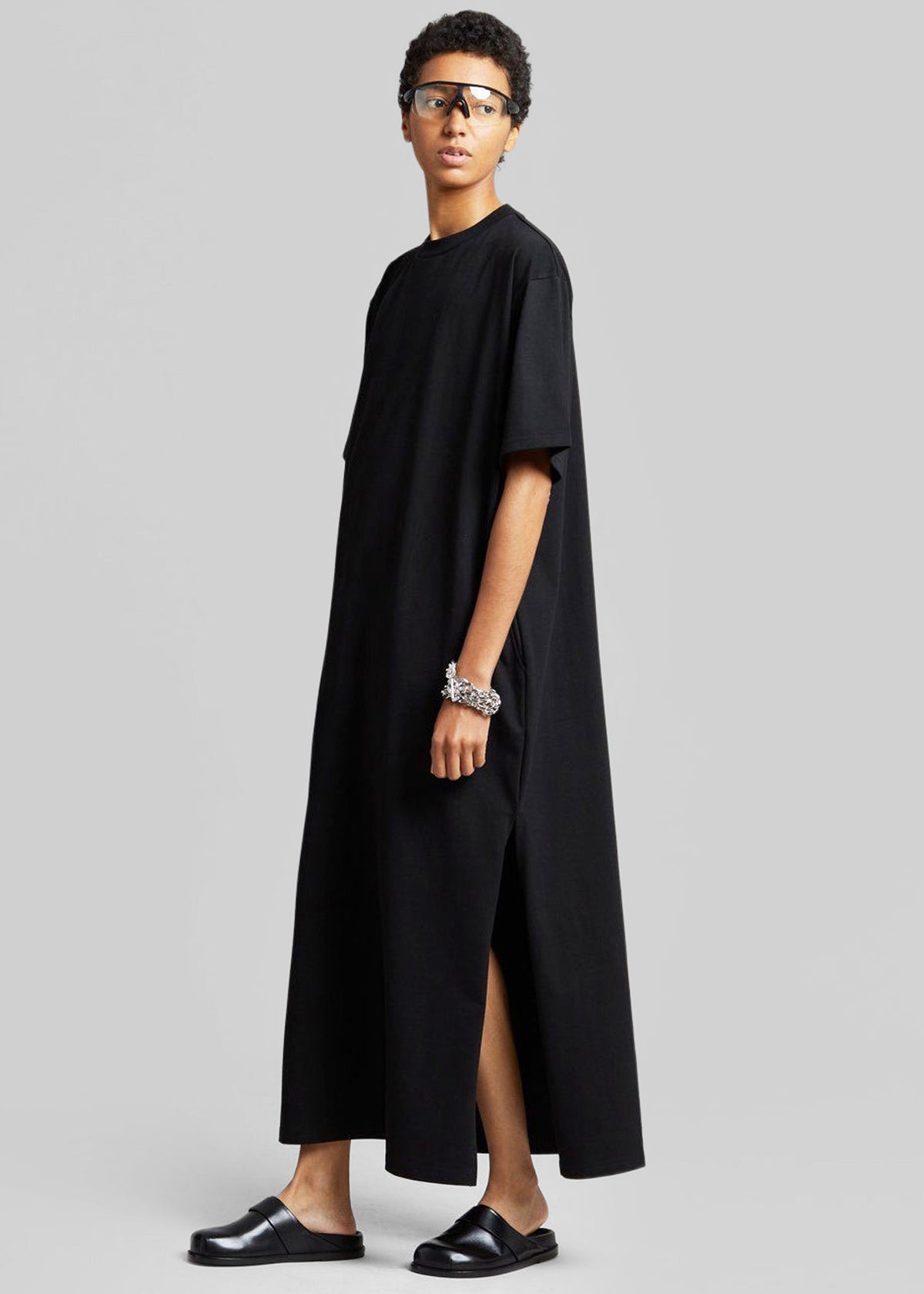 Lou Oversized Tee Dress - Black β view 3 of 9