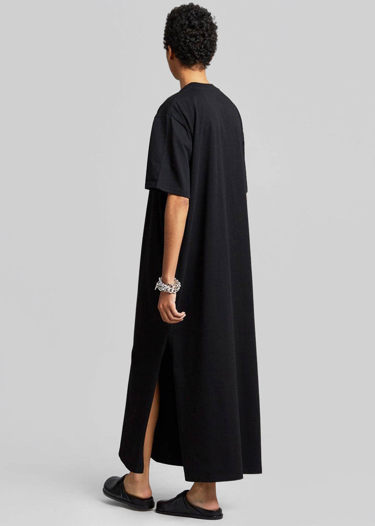 Lou Oversized Tee Dress - Black β view 8 of 9