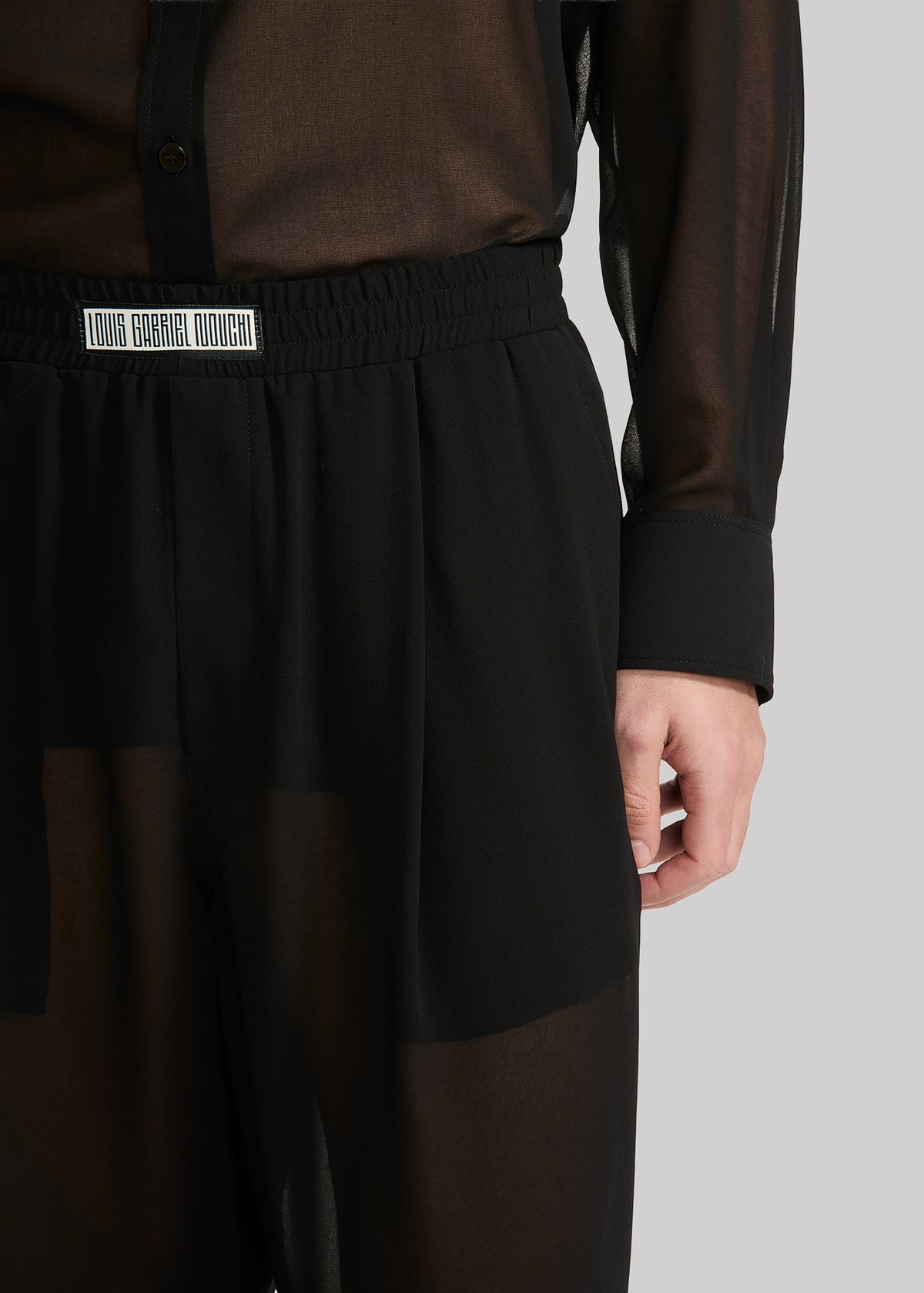 Louis Gabriel Nouchi Large Jogging Pants - Black β view 3 of 8