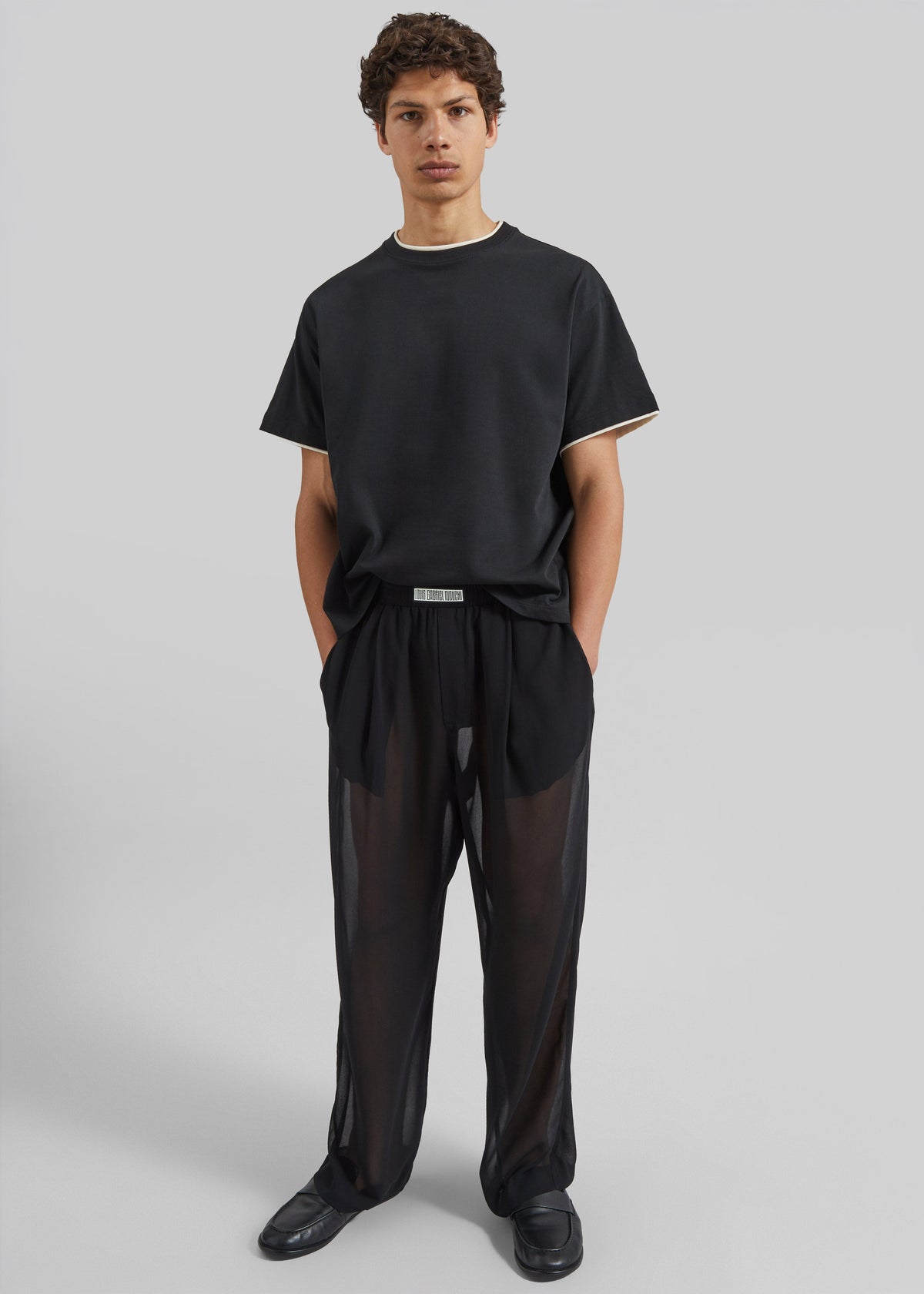Louis Gabriel Nouchi Large Jogging Pants - Black β view 1 of 8
