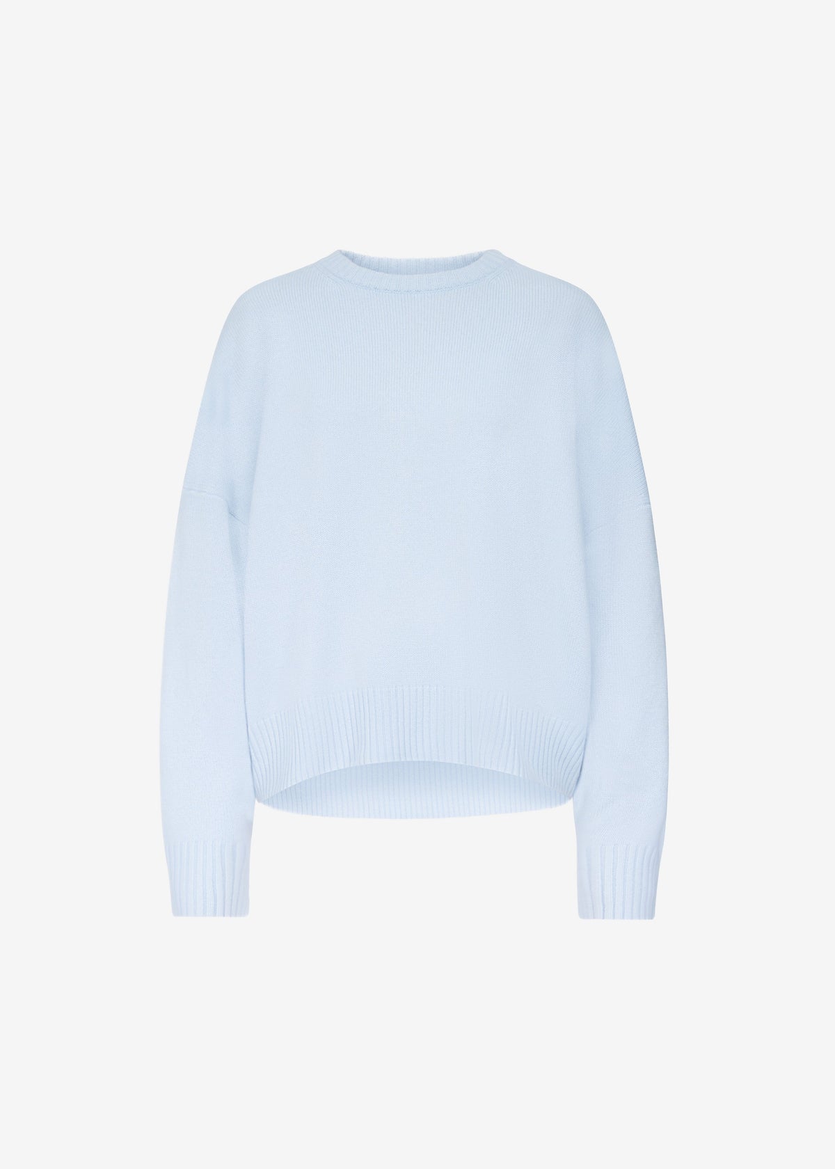 Loulou de Saison Anton Lds Crewneck Sweater - Light Blue β view 7 of 7