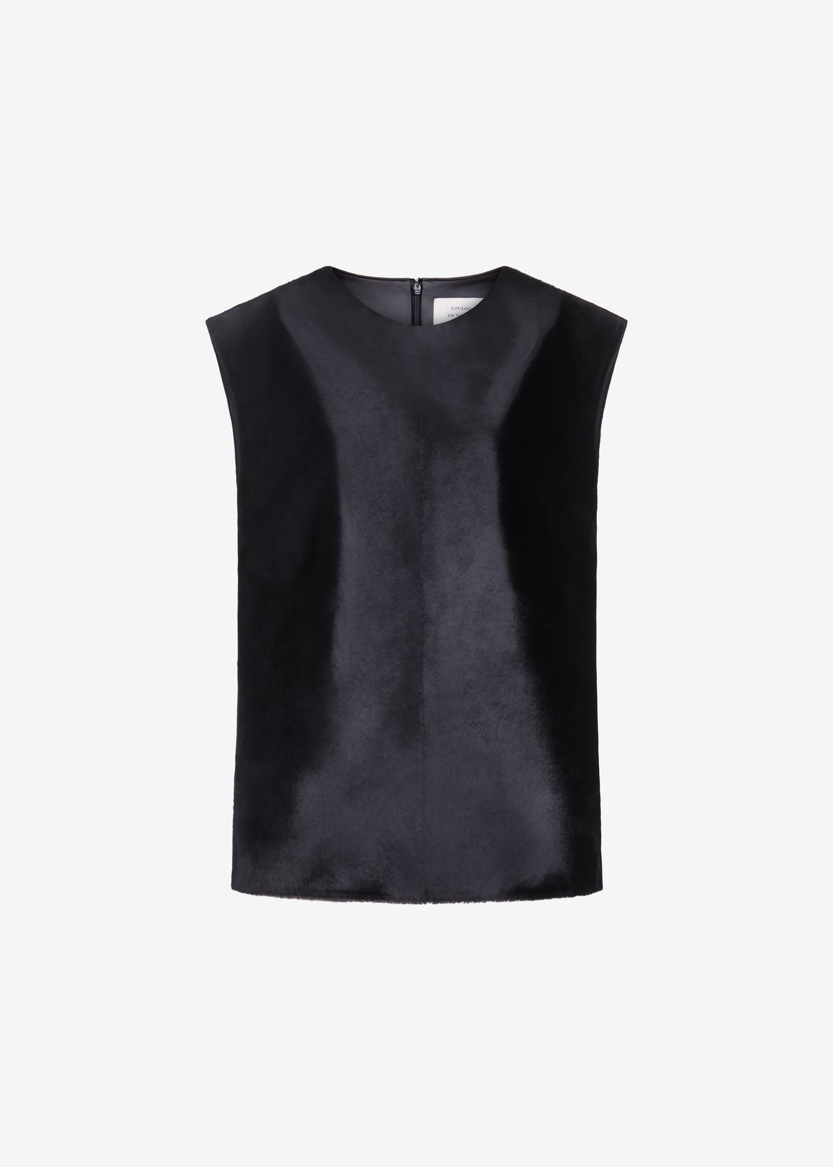 Loulou de Saison Juni Sleeveless Straight Top - Black β view 6 of 6