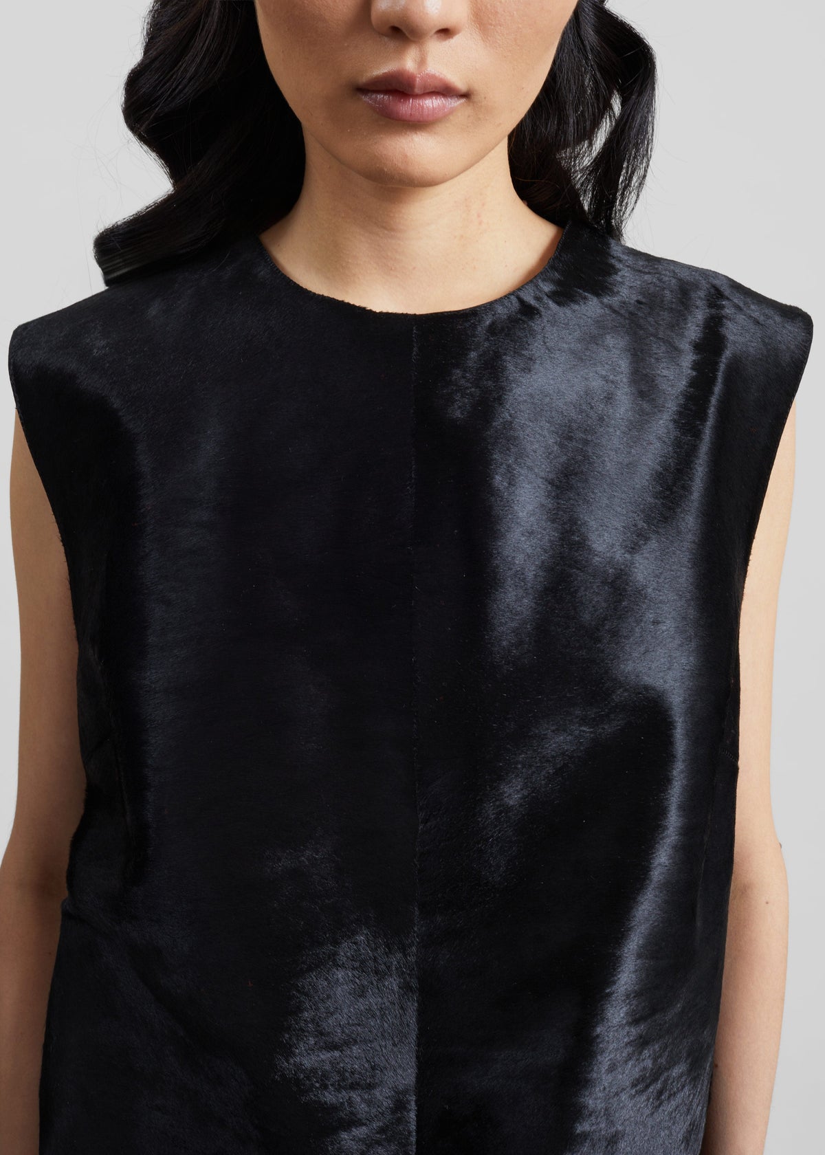 Loulou de Saison Juni Sleeveless Straight Top - Black β view 3 of 6