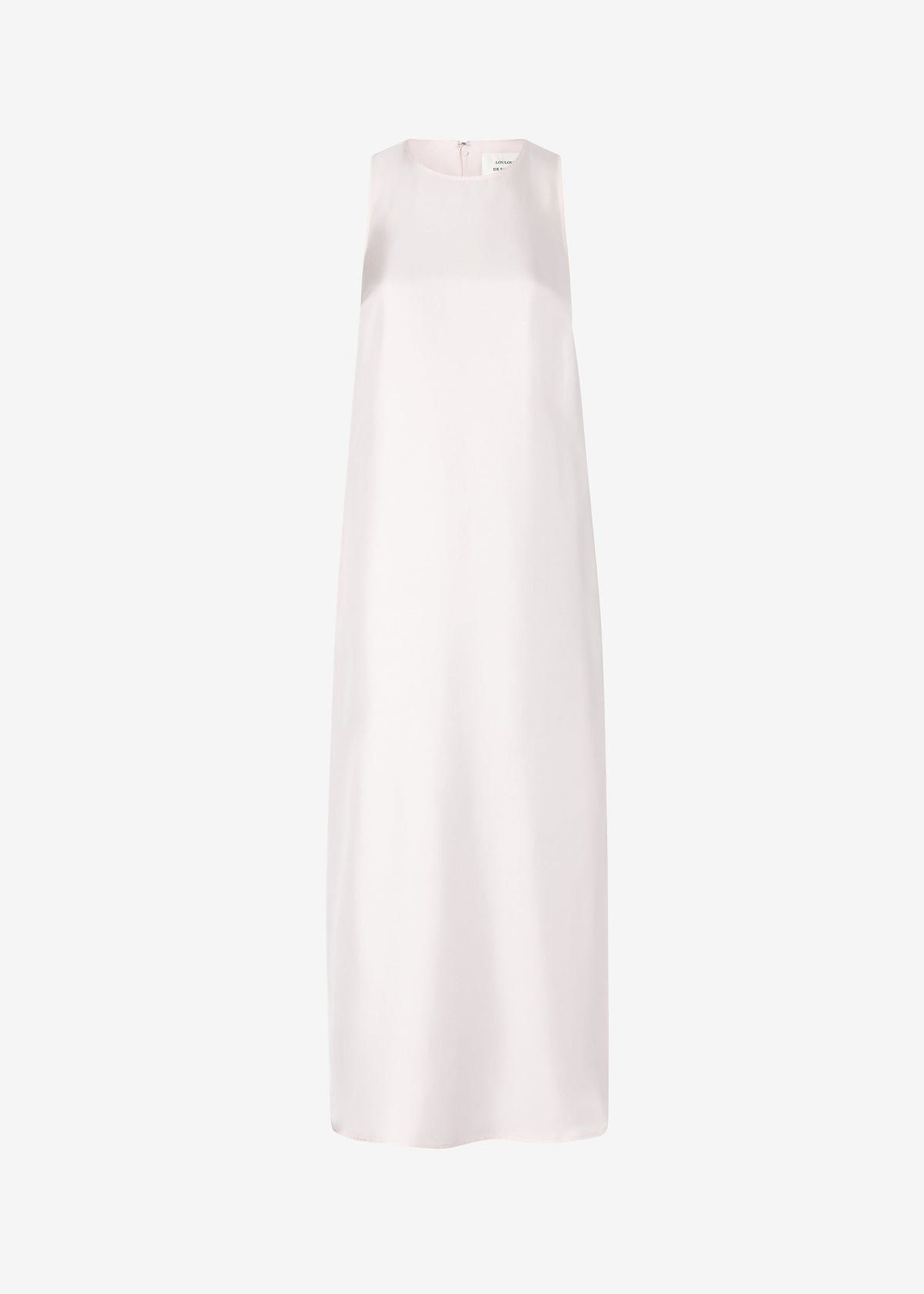 Loulou de Saison Paloma Long Silk Dress - Light Pink β view 6 of 6