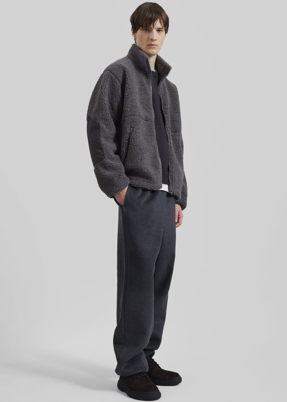 Lucan Fleece Jacket - Grey β view 3 of 8