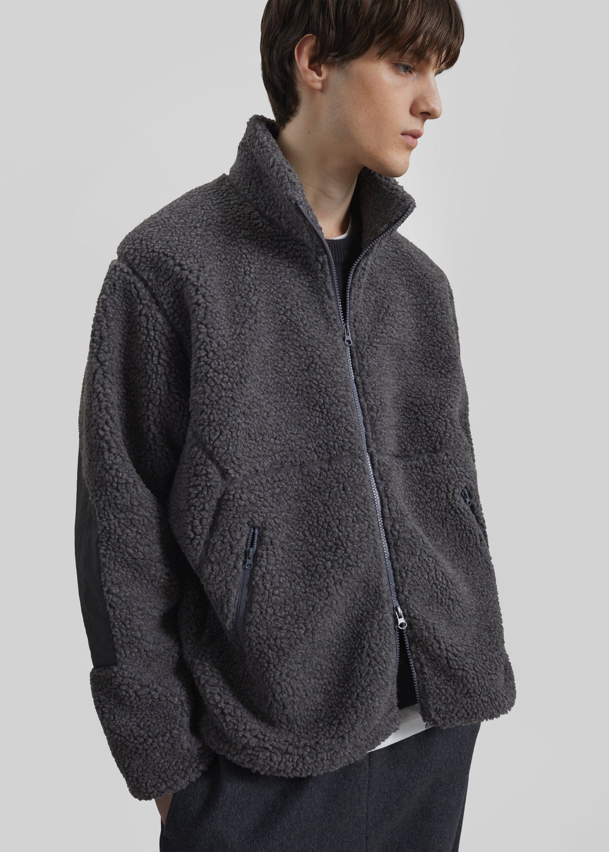 Lucan Fleece Jacket - Grey β view 4 of 8