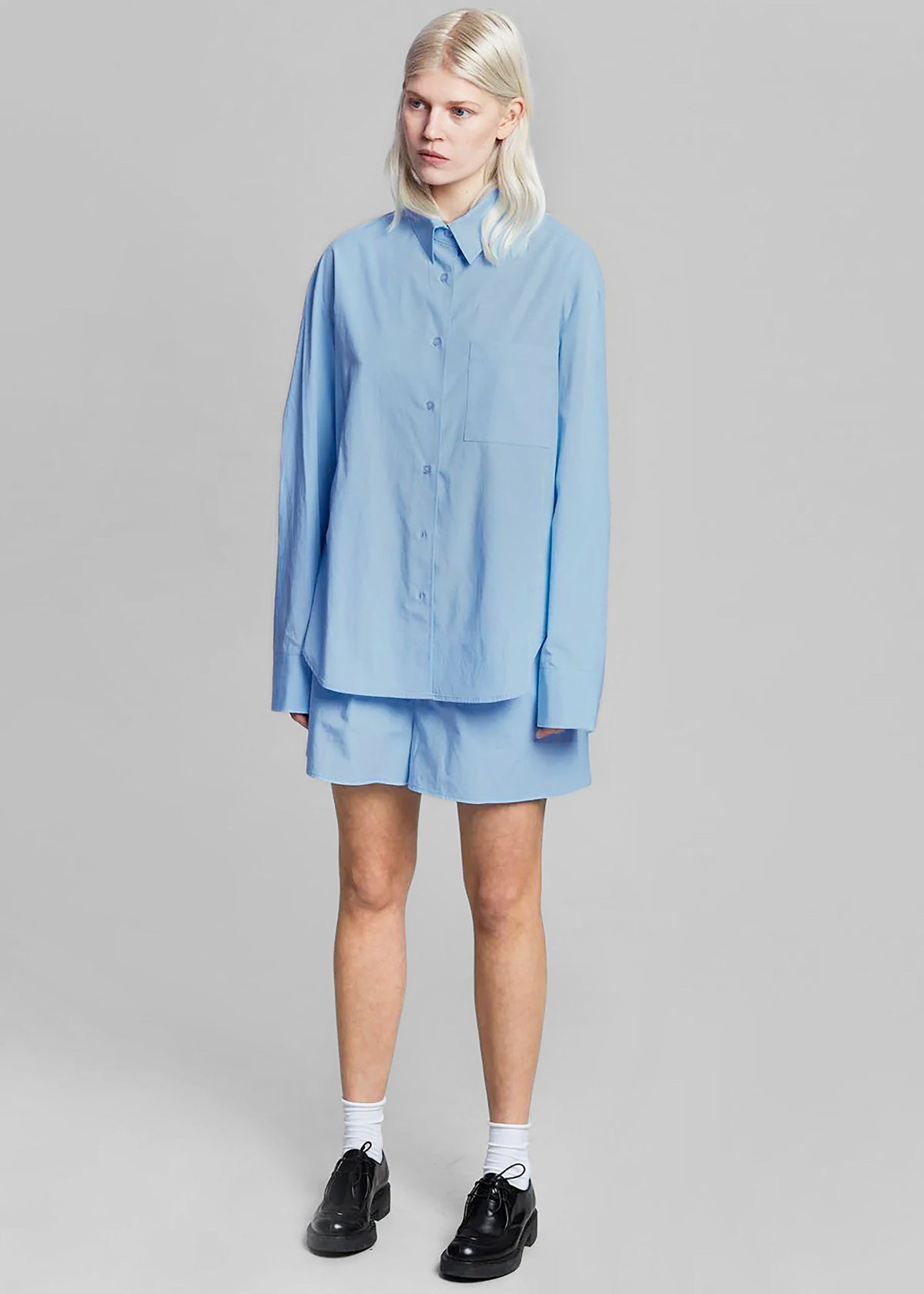 Lui Organic Cotton Shirt - Blue β view 9 of 14