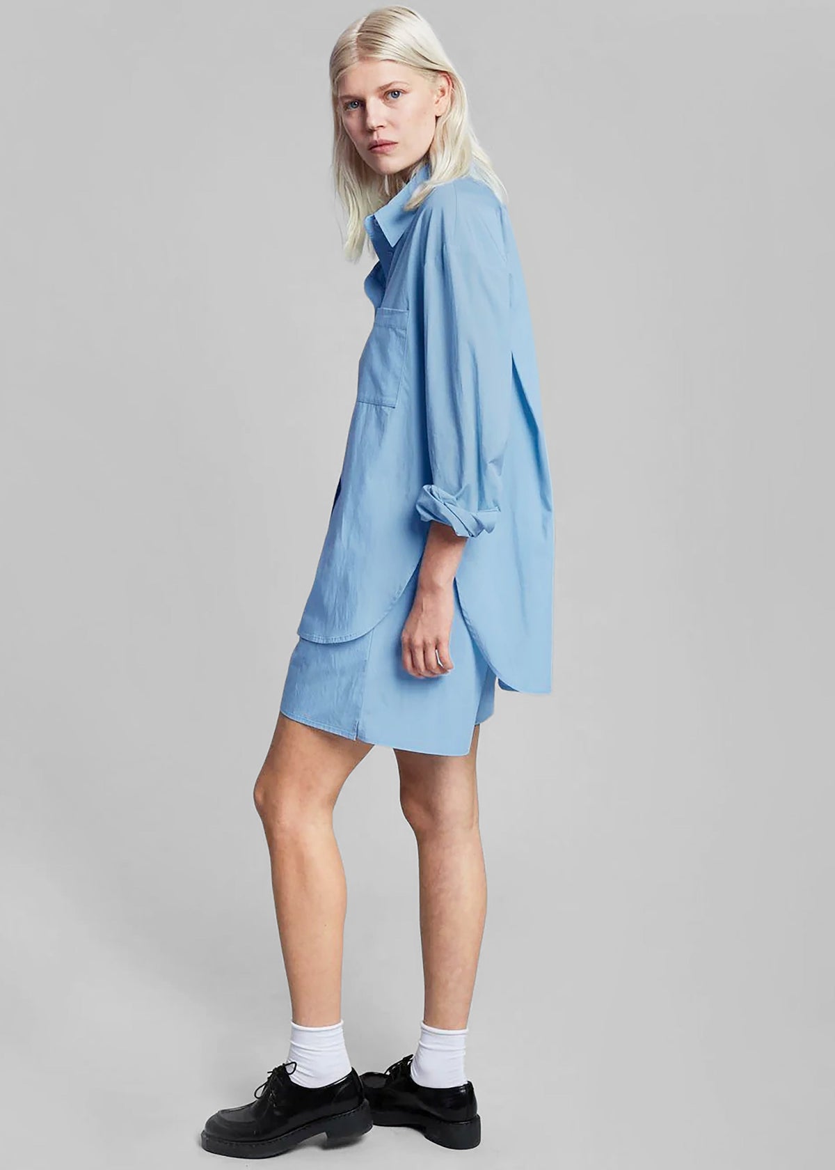 Lui Organic Cotton Shirt - Blue β view 7 of 14