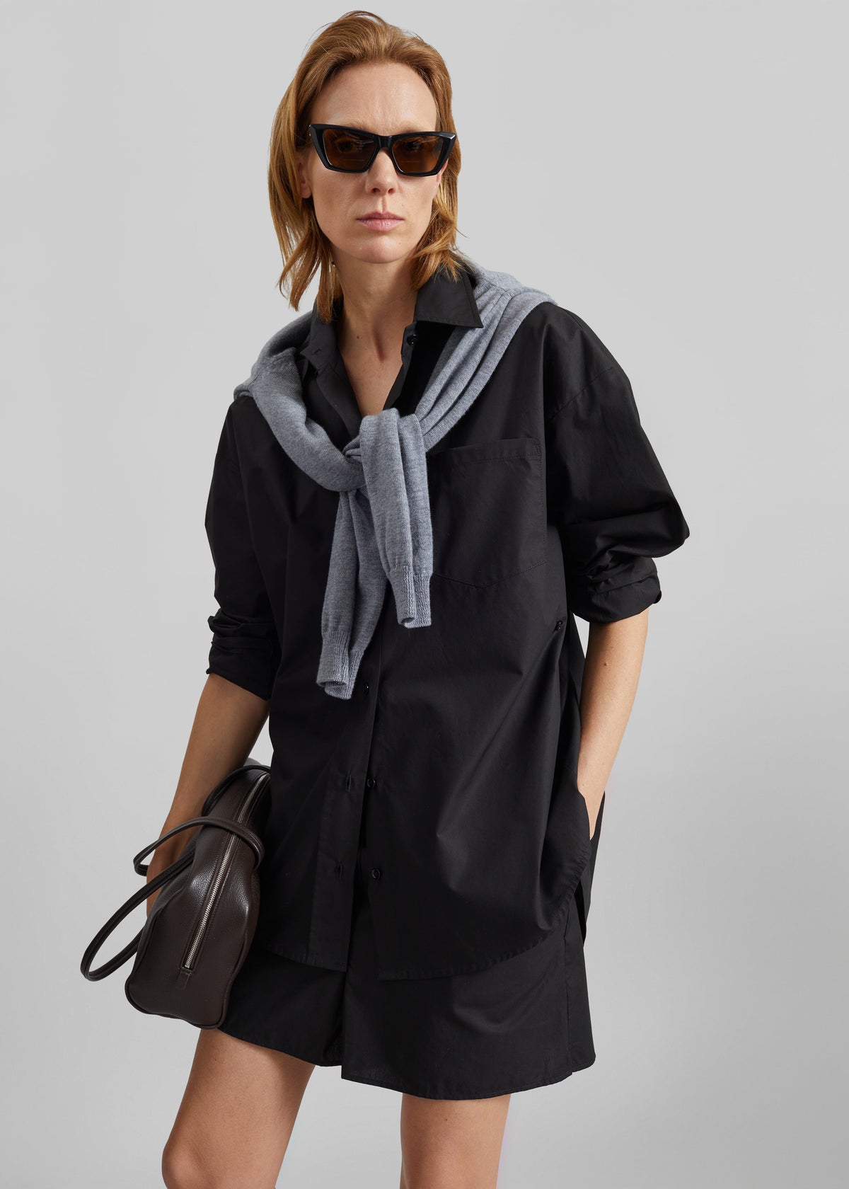 Lui Organic Cotton Shirt - Black β view 5 of 12
