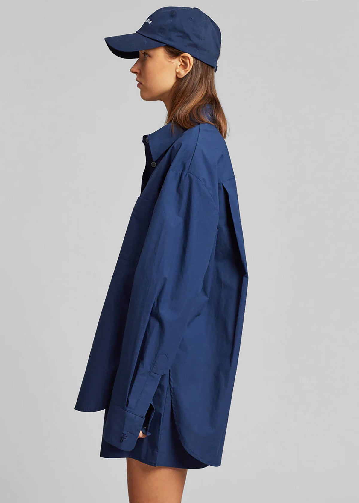 Lui Organic Cotton Shirt - Navy β view 5 of 11