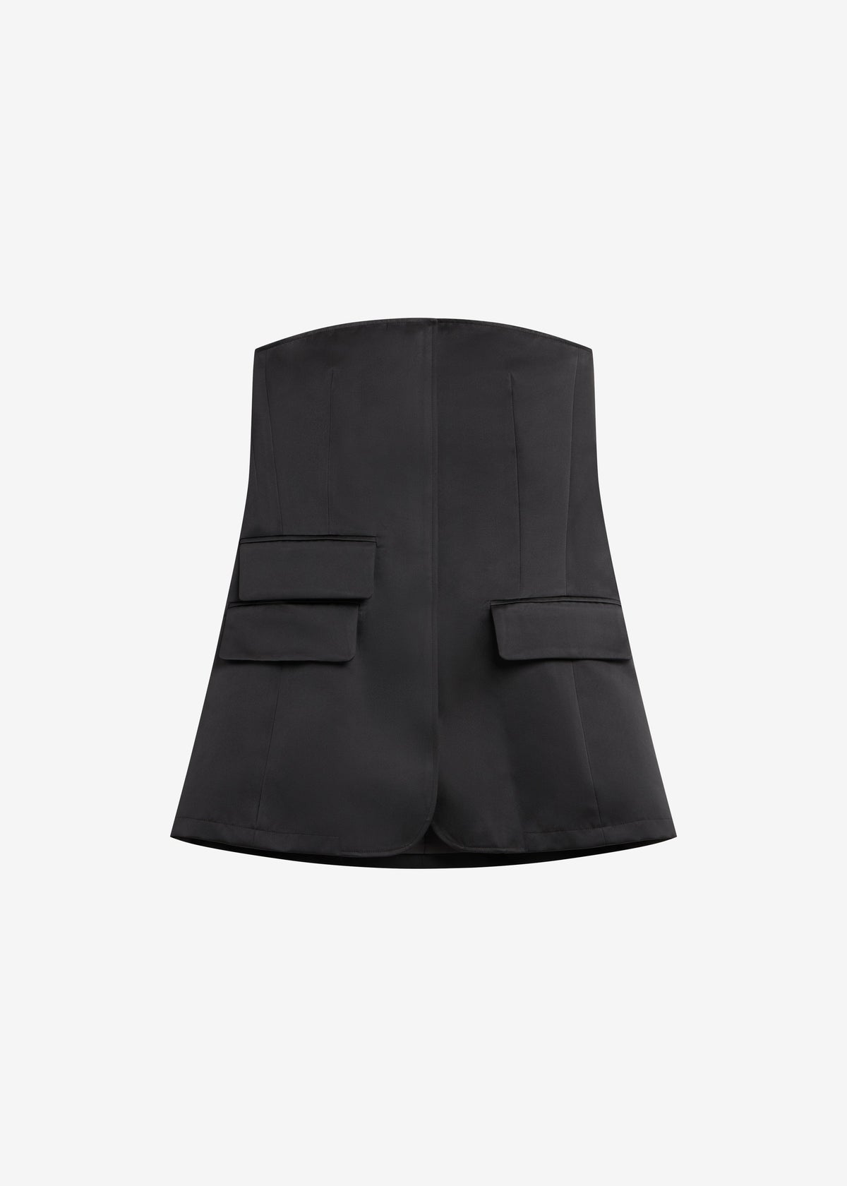 Luma Satin Bustier - Black β view 5 of 5