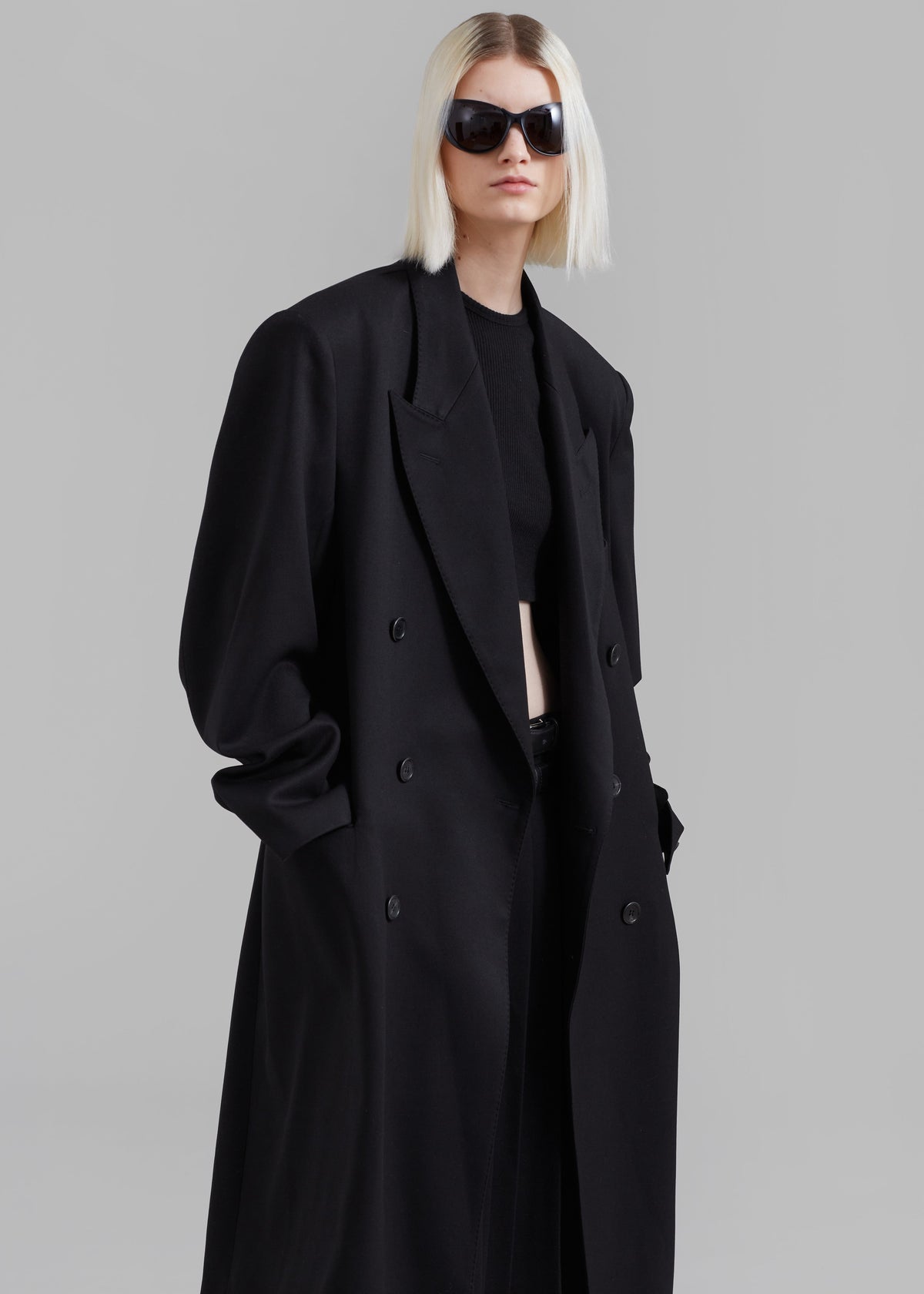 London Double Breasted Coat - Black β view 5 of 13