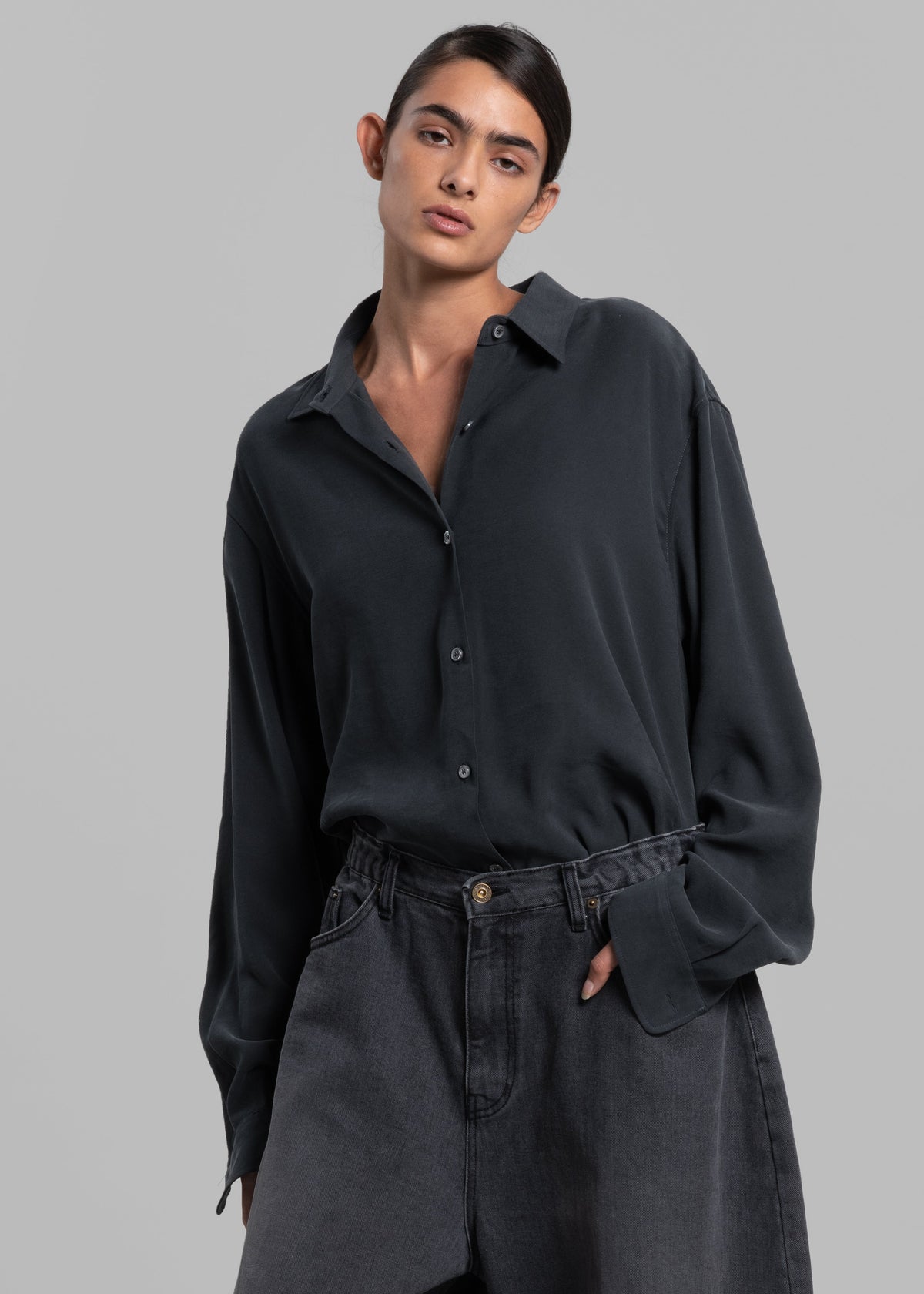 Lotta Fluid Shirt - Charcoal β view 1 of 10