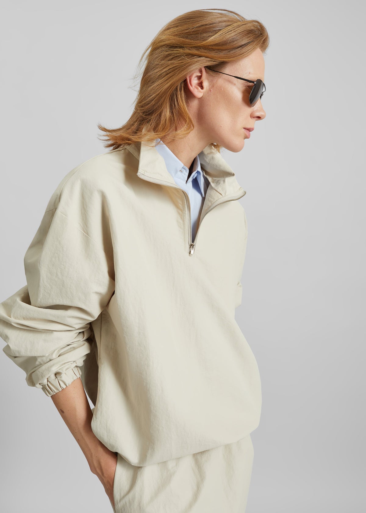 Majvik Windbreaker Anorak - Light Beige β view 1 of 7