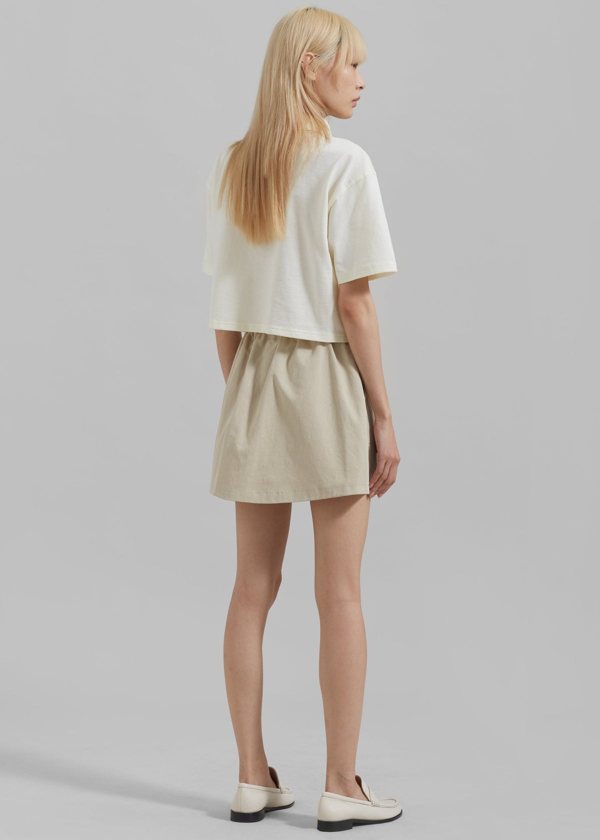 Malia Cargo Mini Skirt - Beige β view 9 of 10