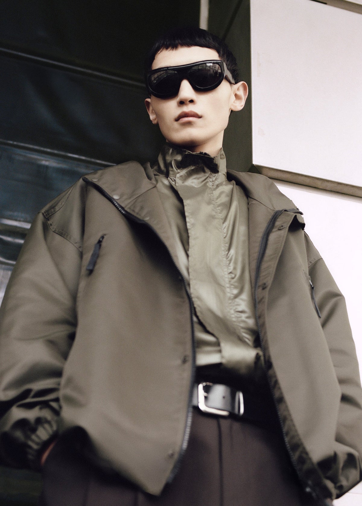 Malmore Windbreaker Jacket - Dark Olive β view 8 of 11