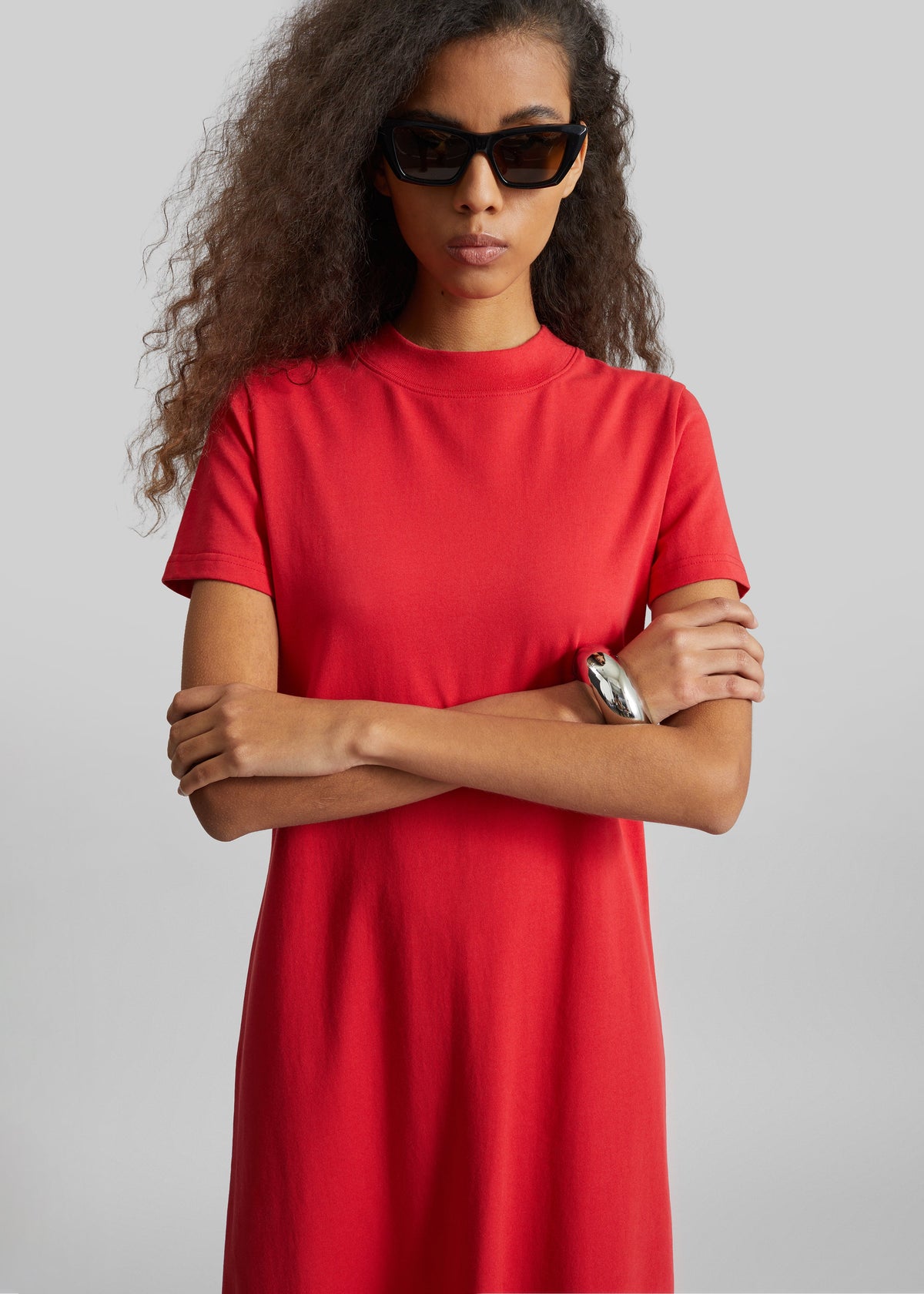 Malo T-Shirt Dress - Red β view 2 of 8