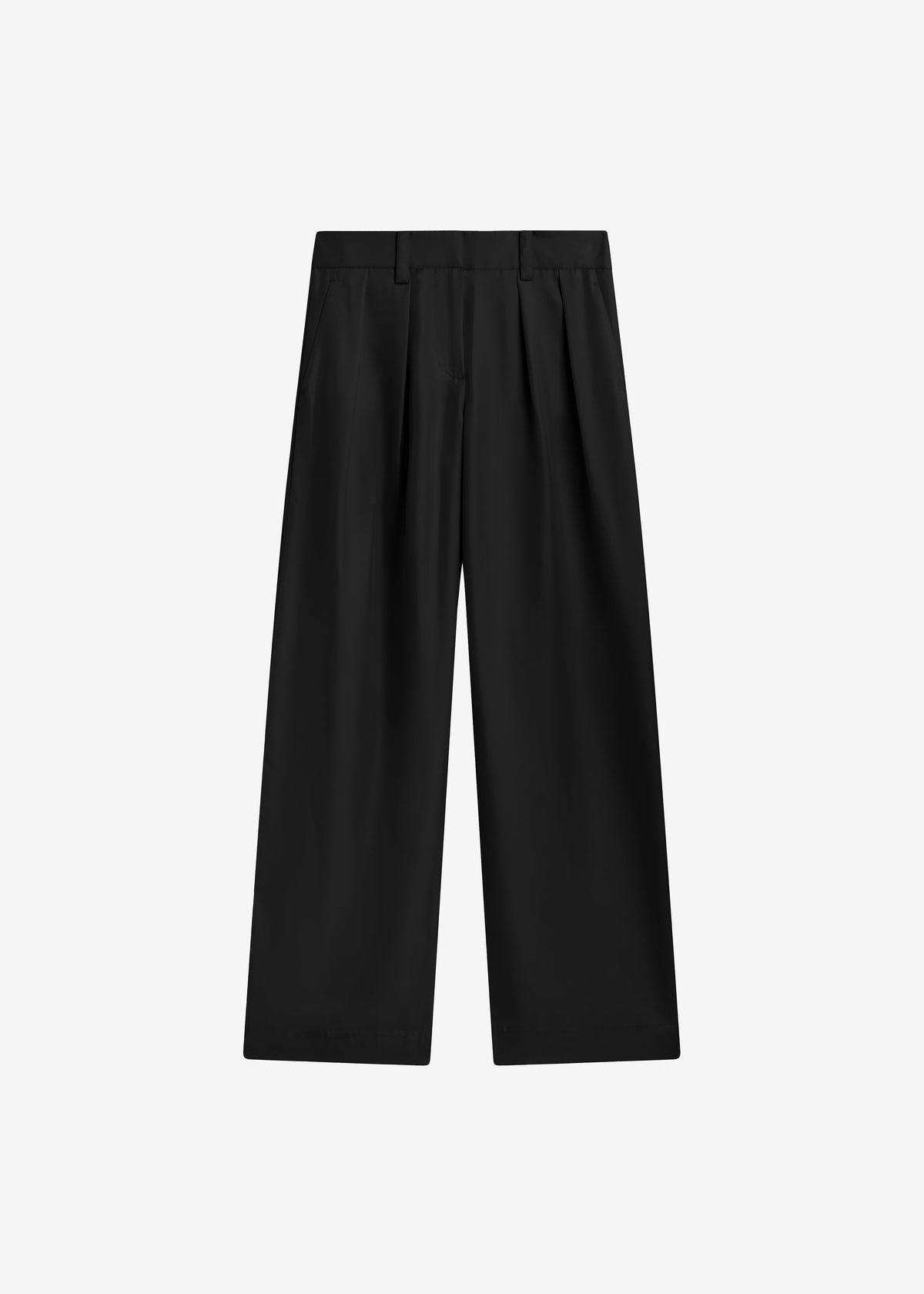 Marfa Pleated Silk Trousers - Black β view 6 of 6