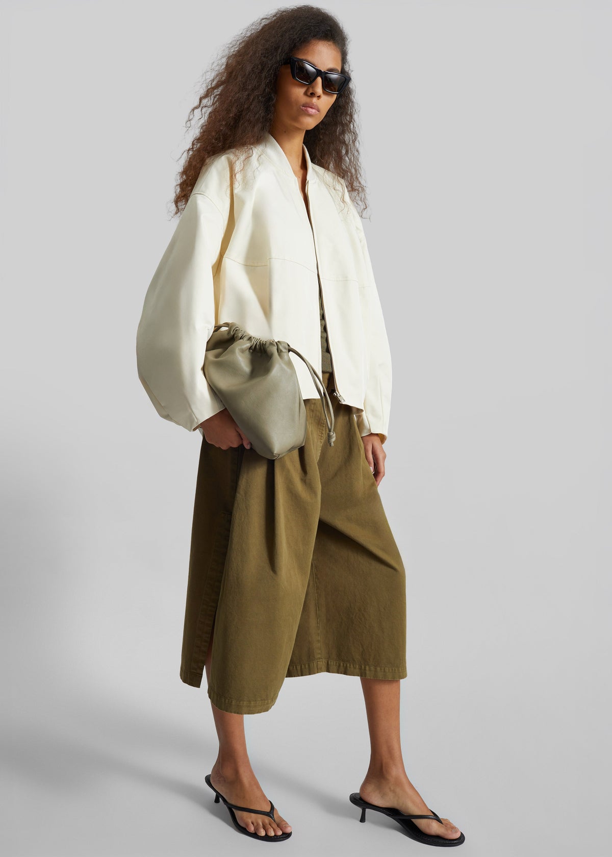 Marslev Cocoon Jacket - Cream β view 1 of 8
