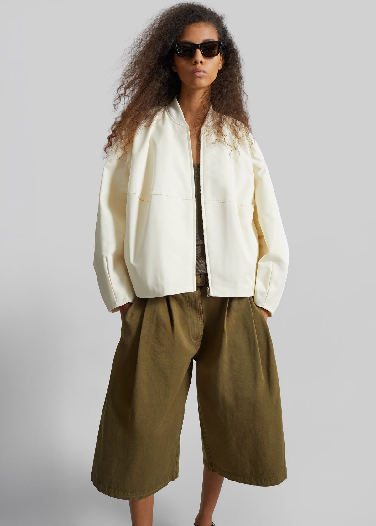 Marslev Cocoon Jacket - Cream β view 5 of 8