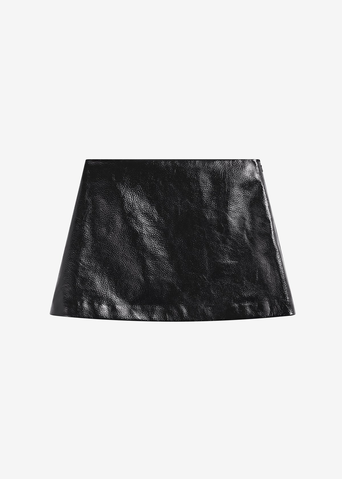 Mary Crackled Faux Leather Mini Skirt - Black β view 7 of 7