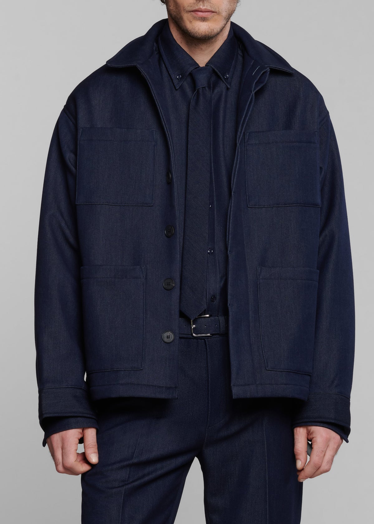 Mason Boxy Jacket - Indigo β view 2 of 7