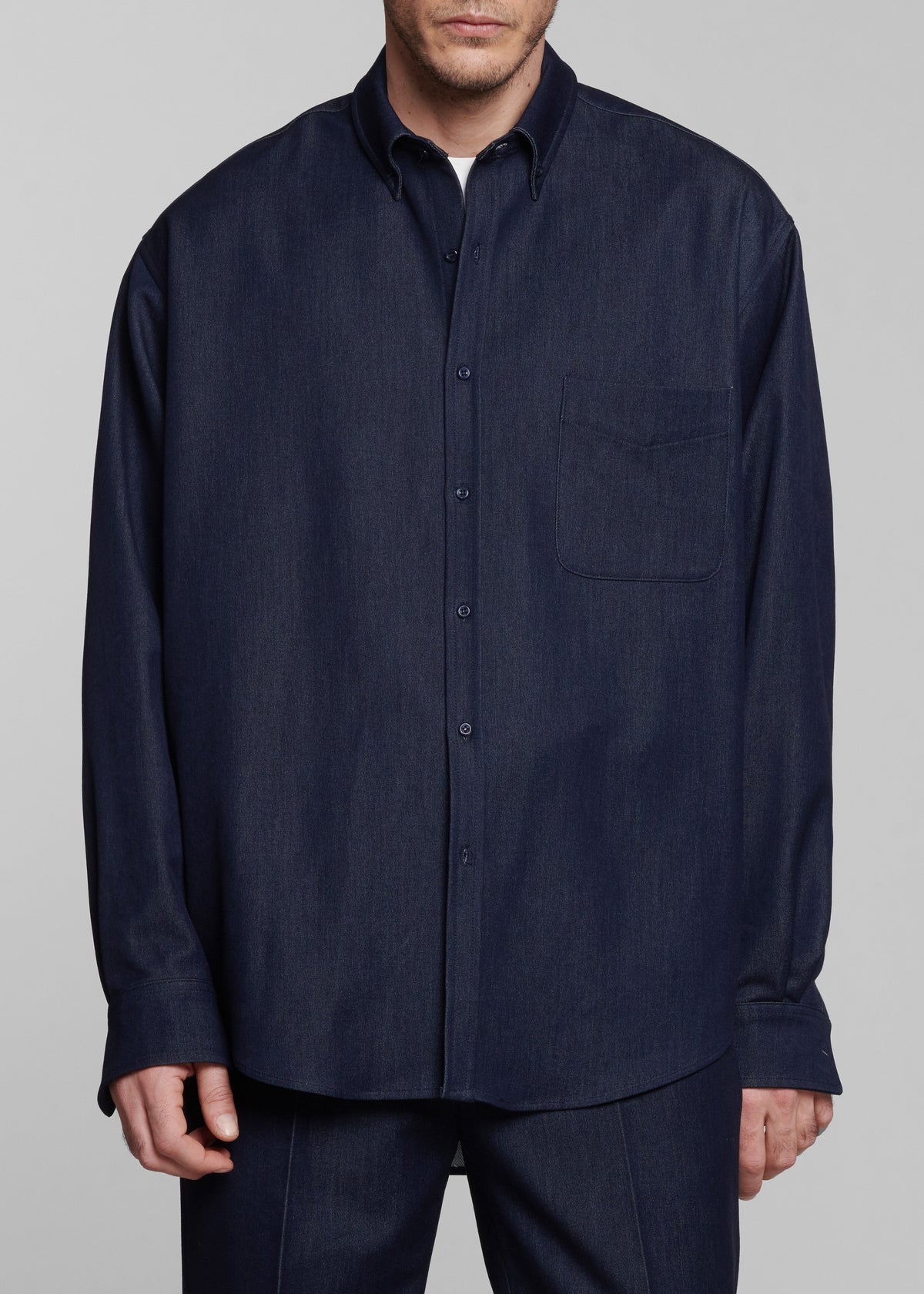 Mason Button Up Shirt - Indigo β view 4 of 10