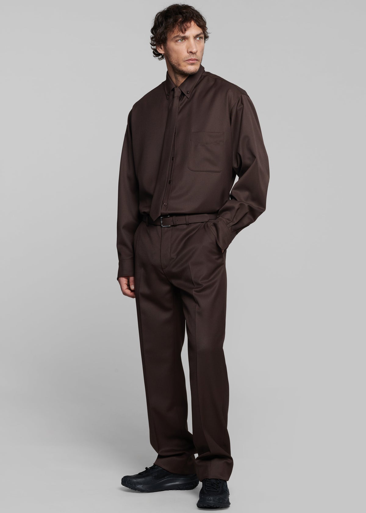 Mason Wool Trousers - Brown β view 4 of 10