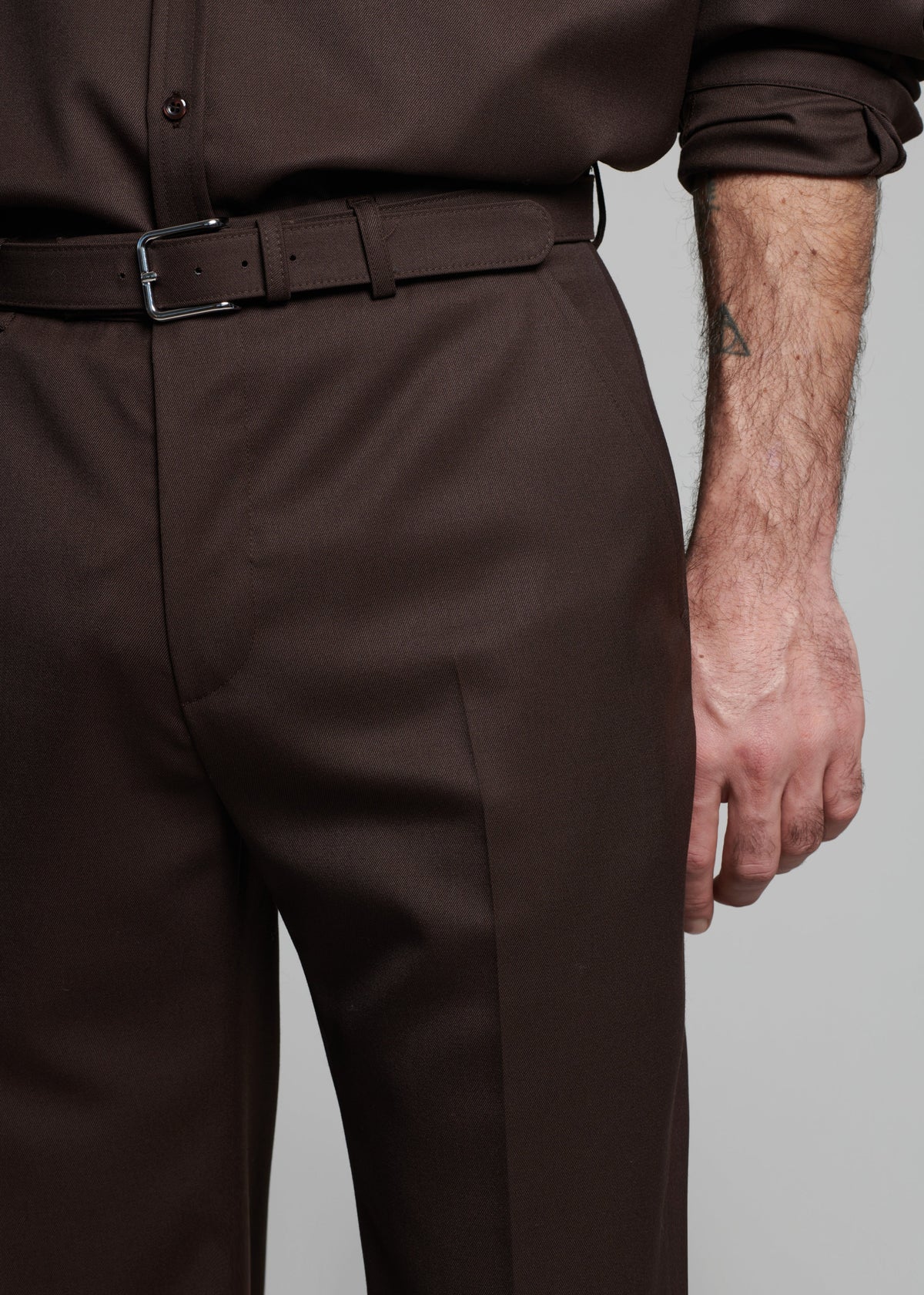Mason Wool Trousers - Brown β view 3 of 10