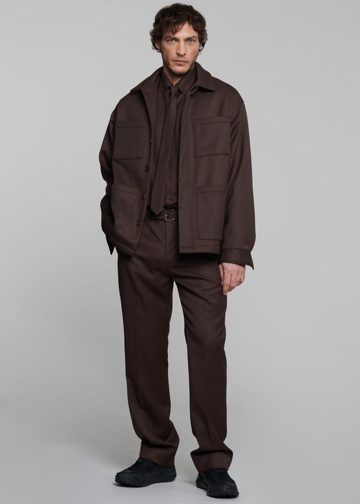 Mason Wool Trousers - Brown β view 7 of 10