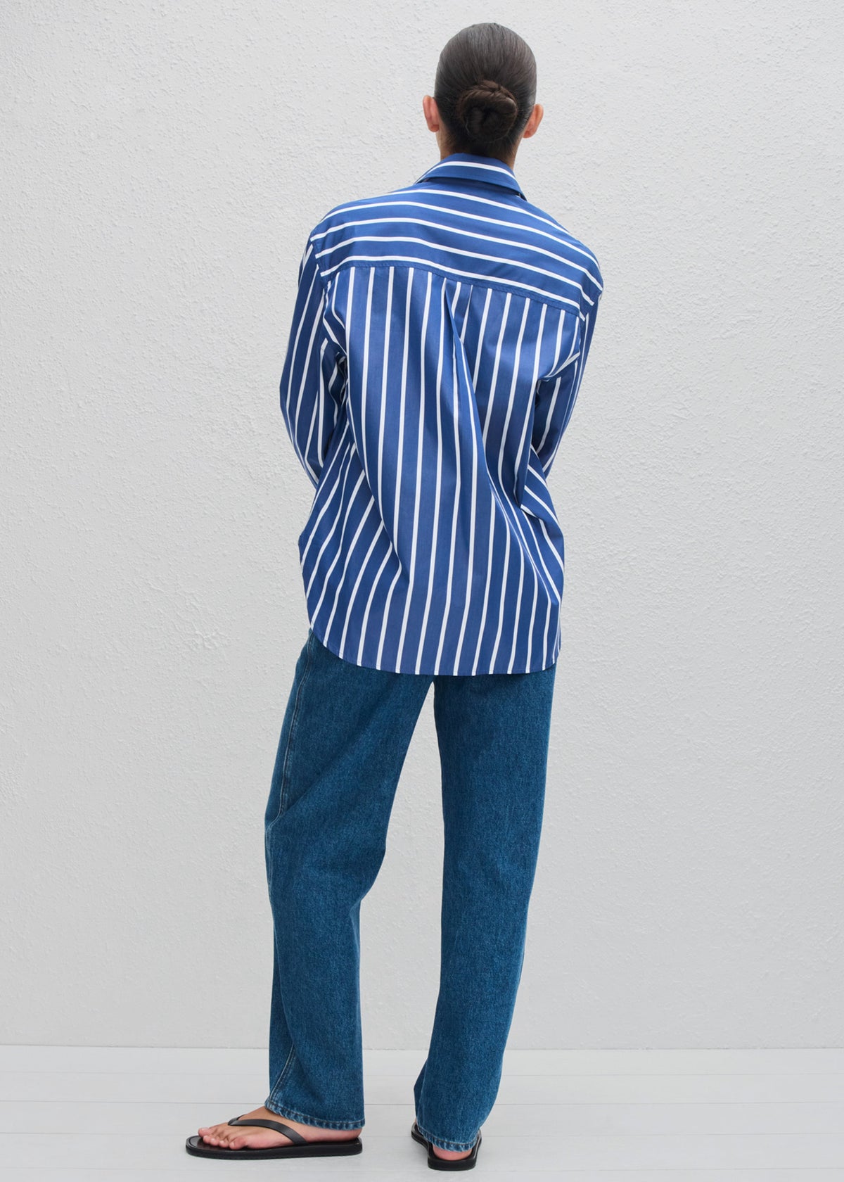 Matteau Classic Stripe Shirt - Marine Stripe β view 6 of 7