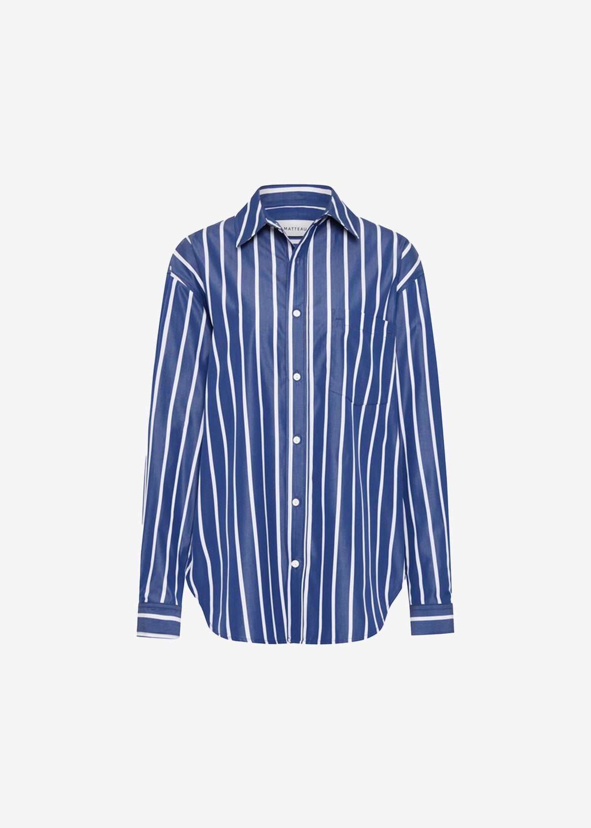 Matteau Classic Stripe Shirt - Marine Stripe β view 7 of 7