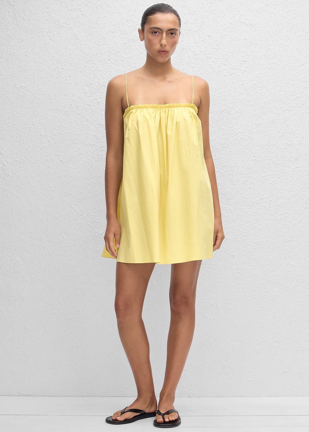 Matteau Frill Cami Mini Dress - Limoncello β view 2 of 6