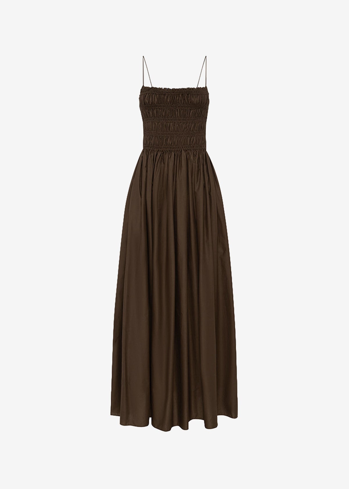 Matteau Shirred Bodice Dress - Chocolate β view 6 of 6